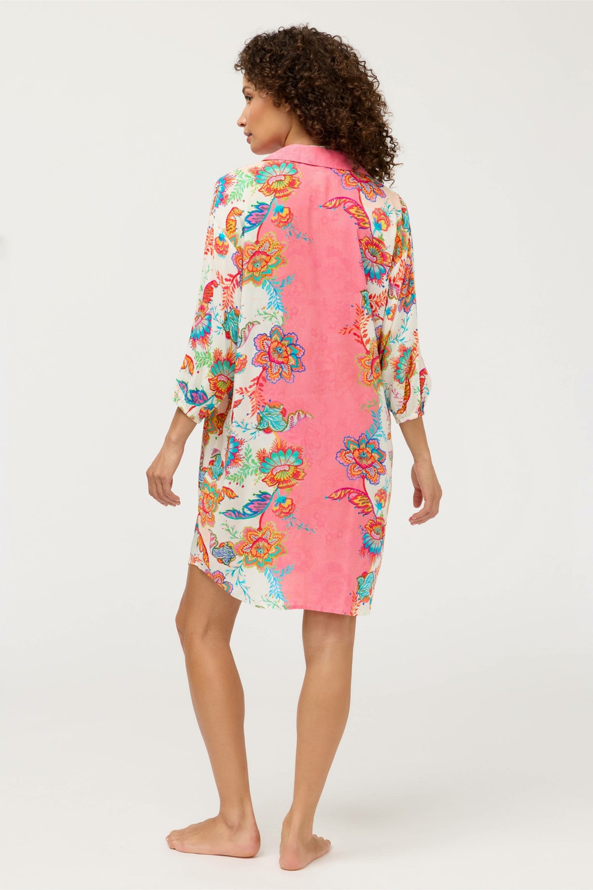 ROISIN BUTTON DOWN SHIRT DRESS - Johnny Was Best Seller