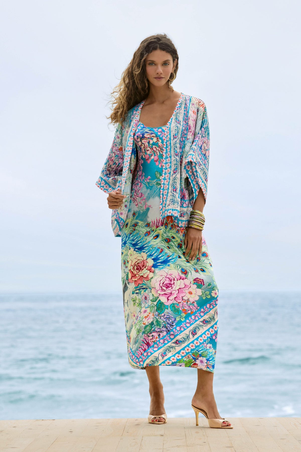 BOMI SEQUIN KIMONO - Johnny Was Popular