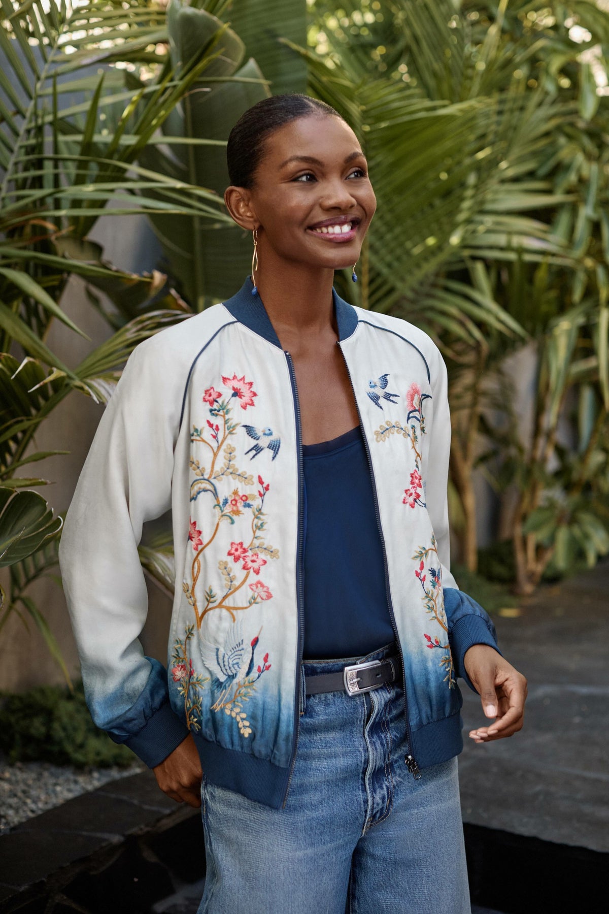 TERESA REVERSIBLE BOMBER JACKET - Johnny Was Best Seller