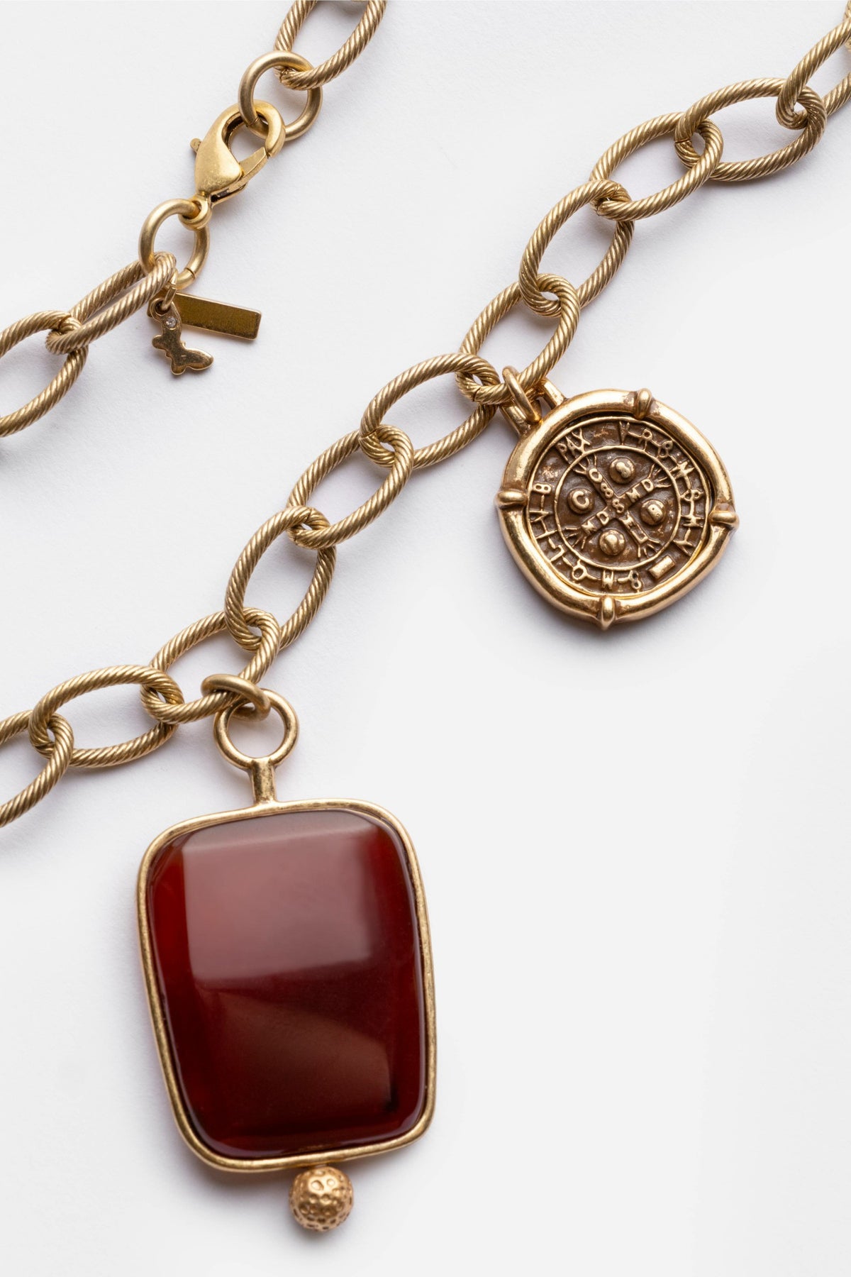 CARNELIAN PENDANT CHAIN - Johnny Was Exclusive