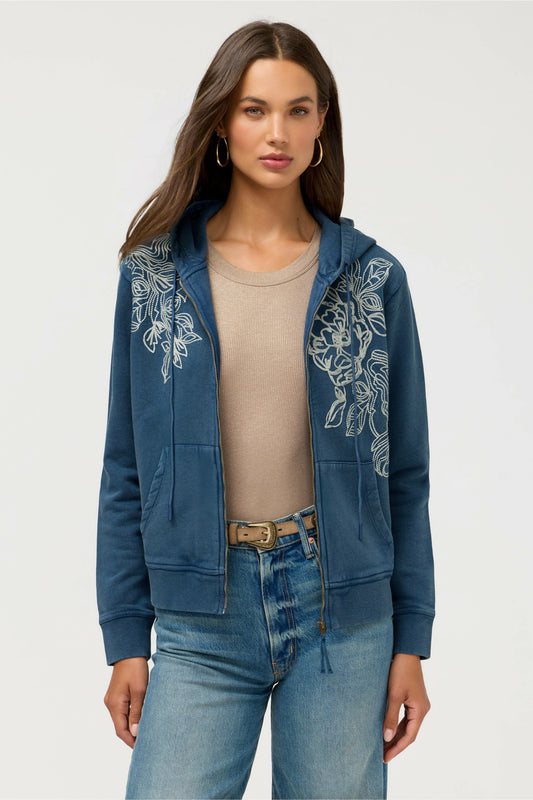 MODERN ZIPUP HOODIE - Johnny Was Signature