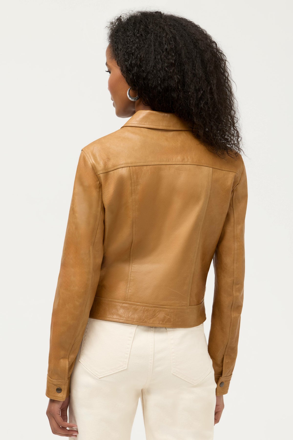ITALIAN LEATHER BUCKLE JACKET - Johnny Was New