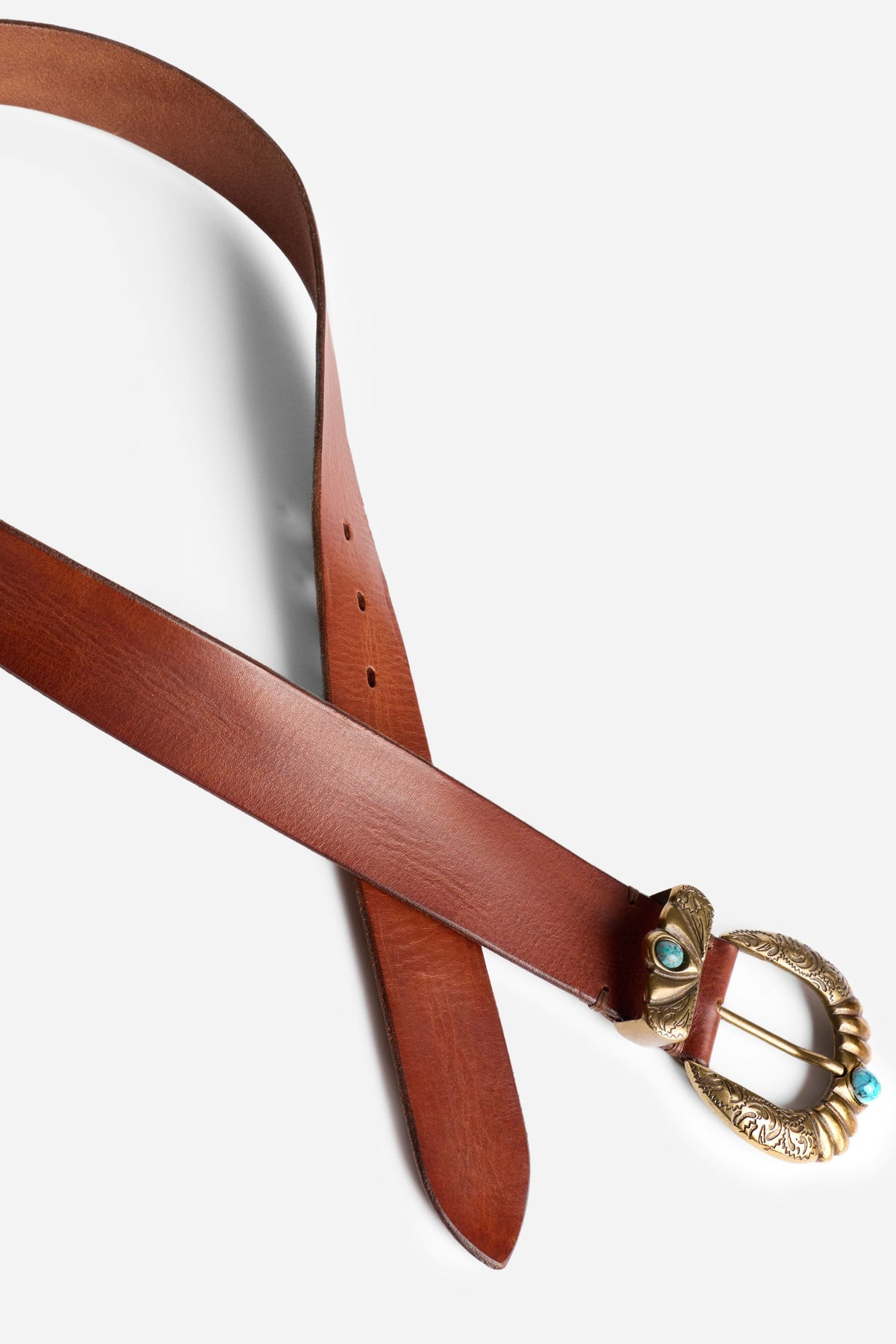 CRESTA ITALIAN LEATHER CONCH BELT - Johnny Was Exclusive