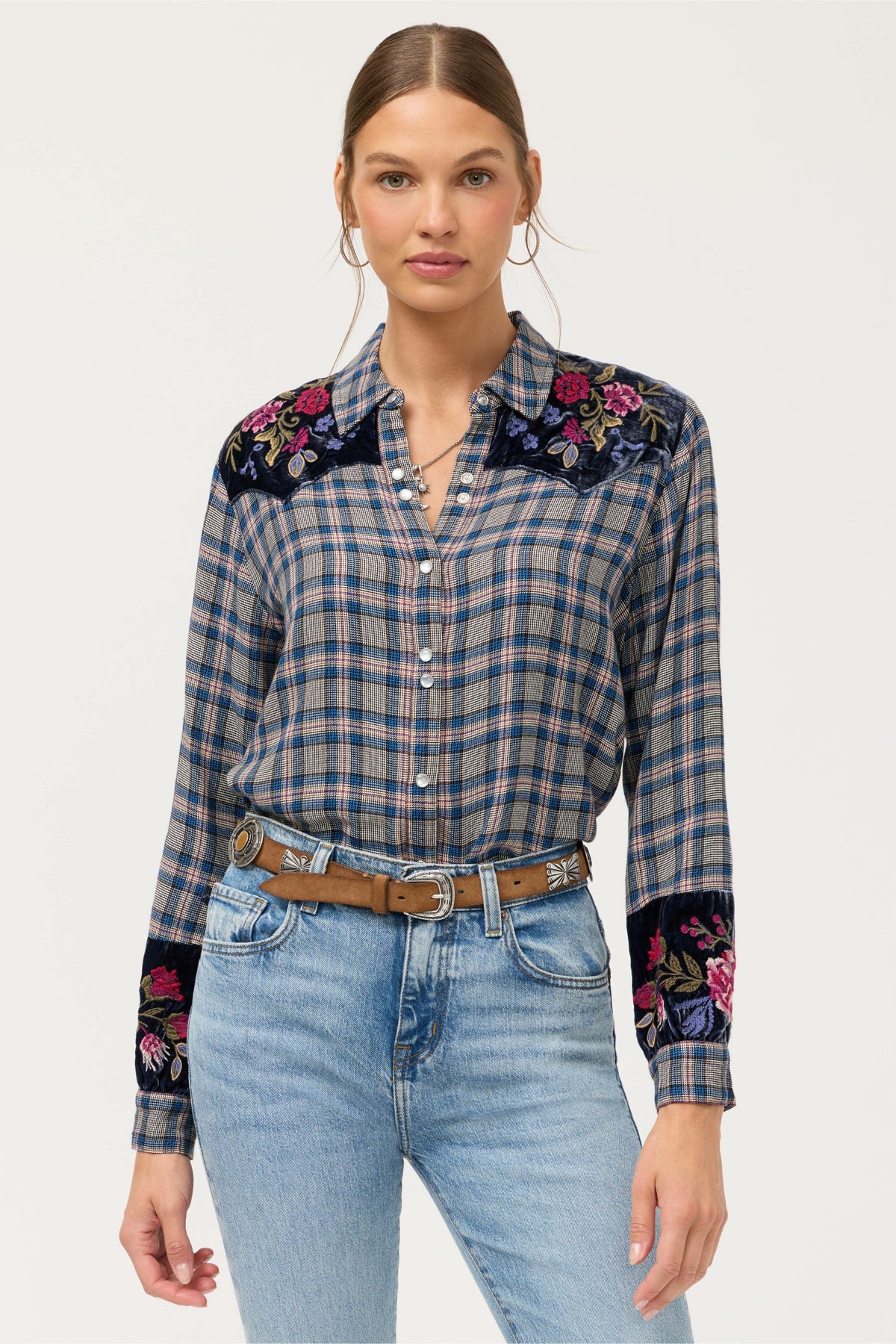 SPILLA ITALIAN SUEDE CONCH BELT - Johnny Was Best Seller