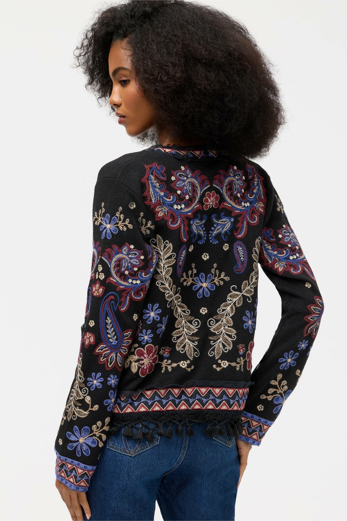 KATIUSKA SHORT FRINGE JACKET - Johnny Was Trending