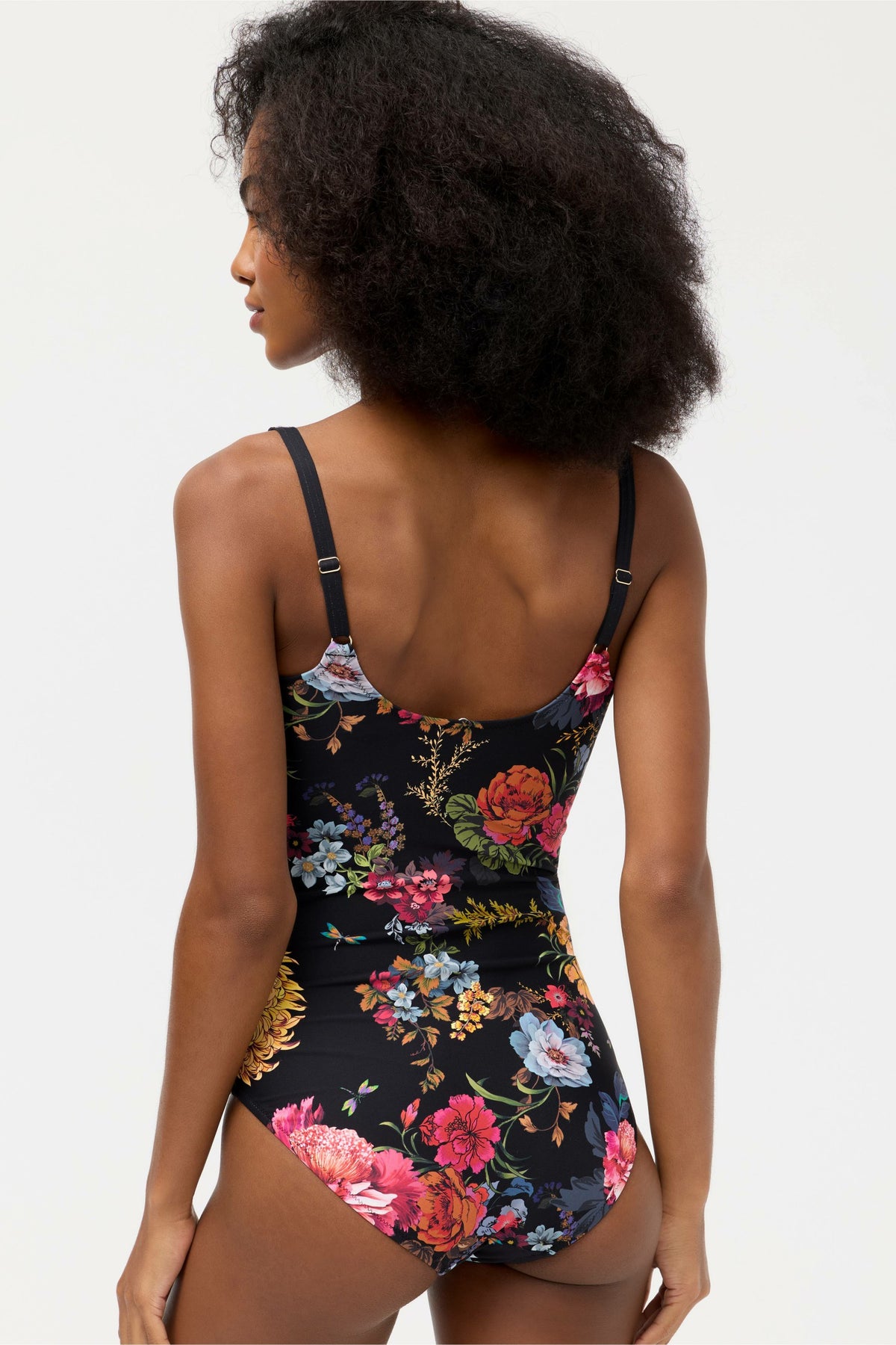 BACCARA TIE RUCHED ONE PIECE - Johnny Was Signature