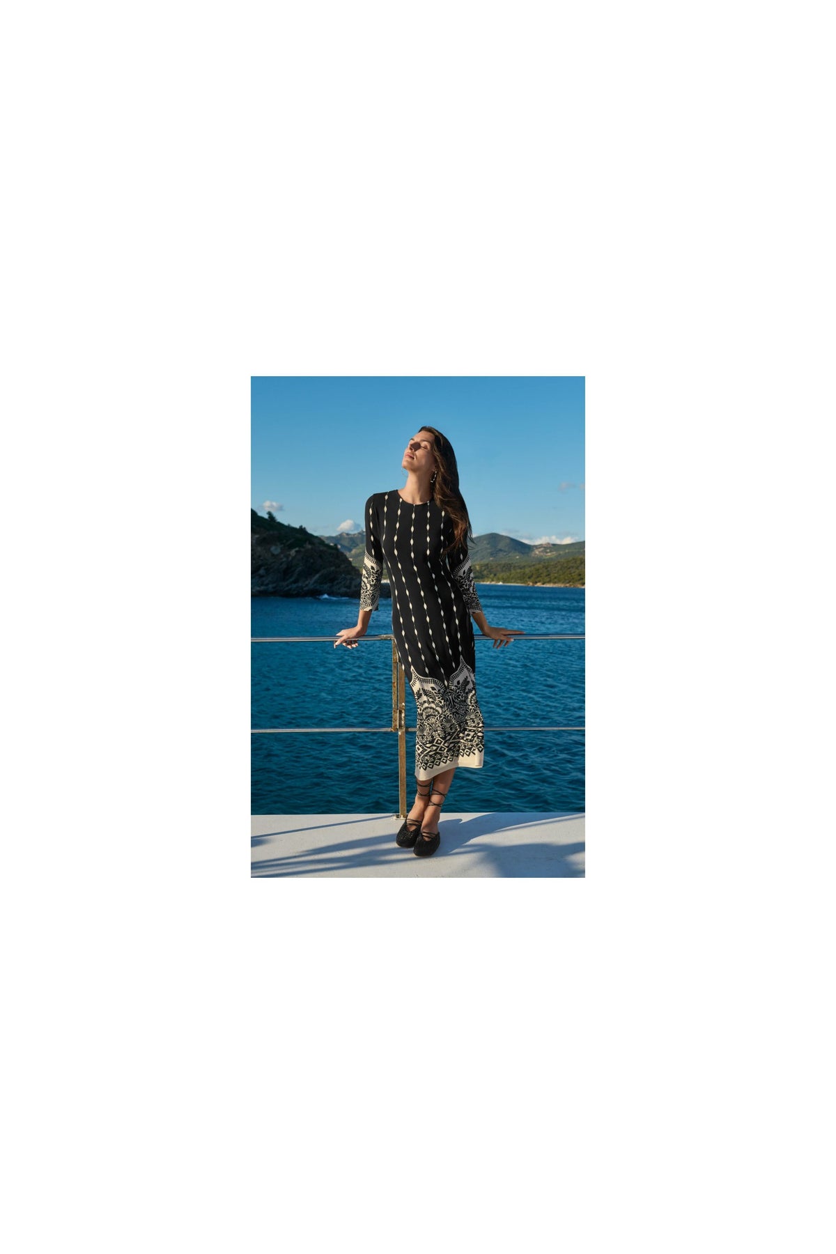 BELLAMY MIDI DRESS - Johnny Was Signature