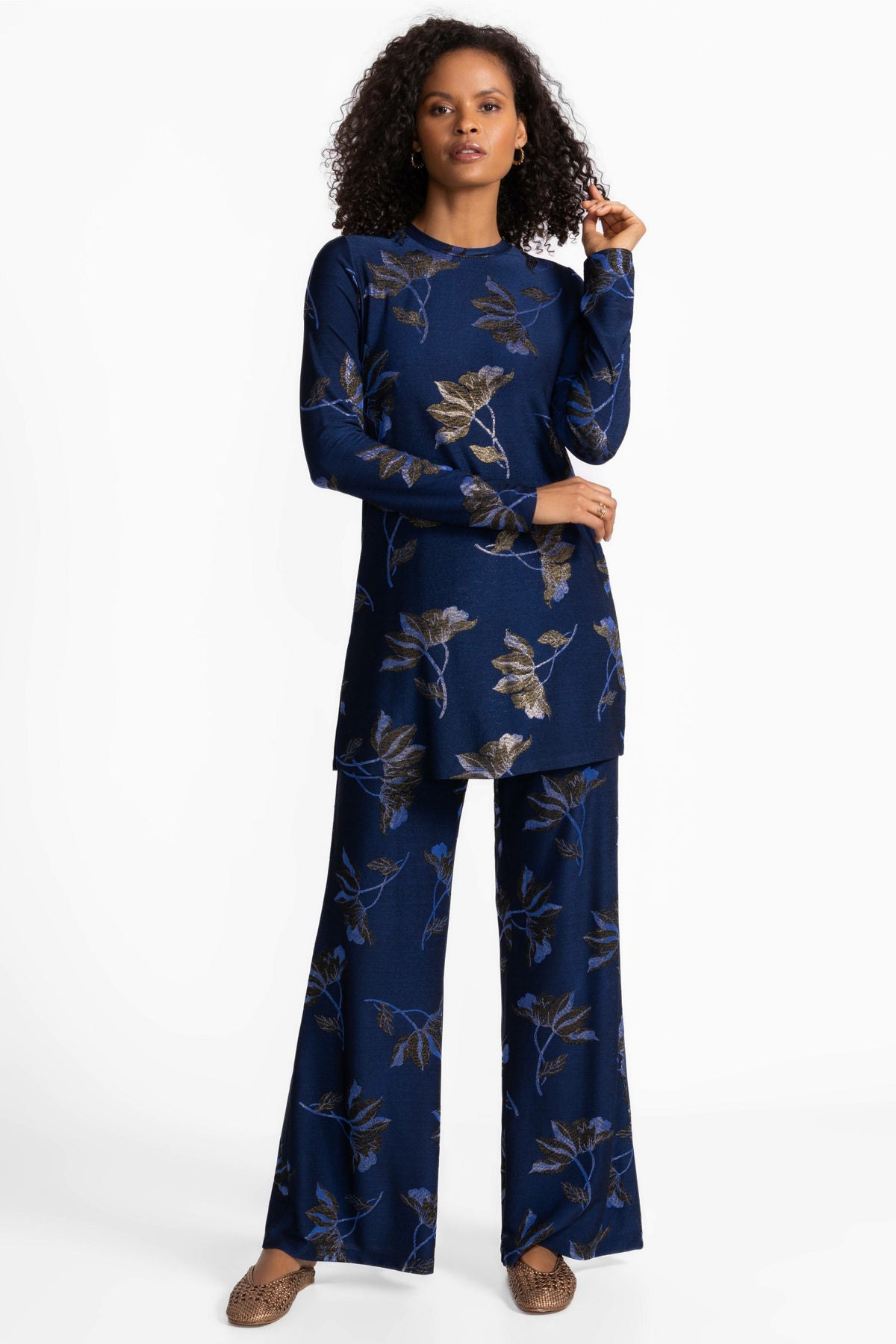 JENNA METALLIC TUNIC - Johnny Was Featured