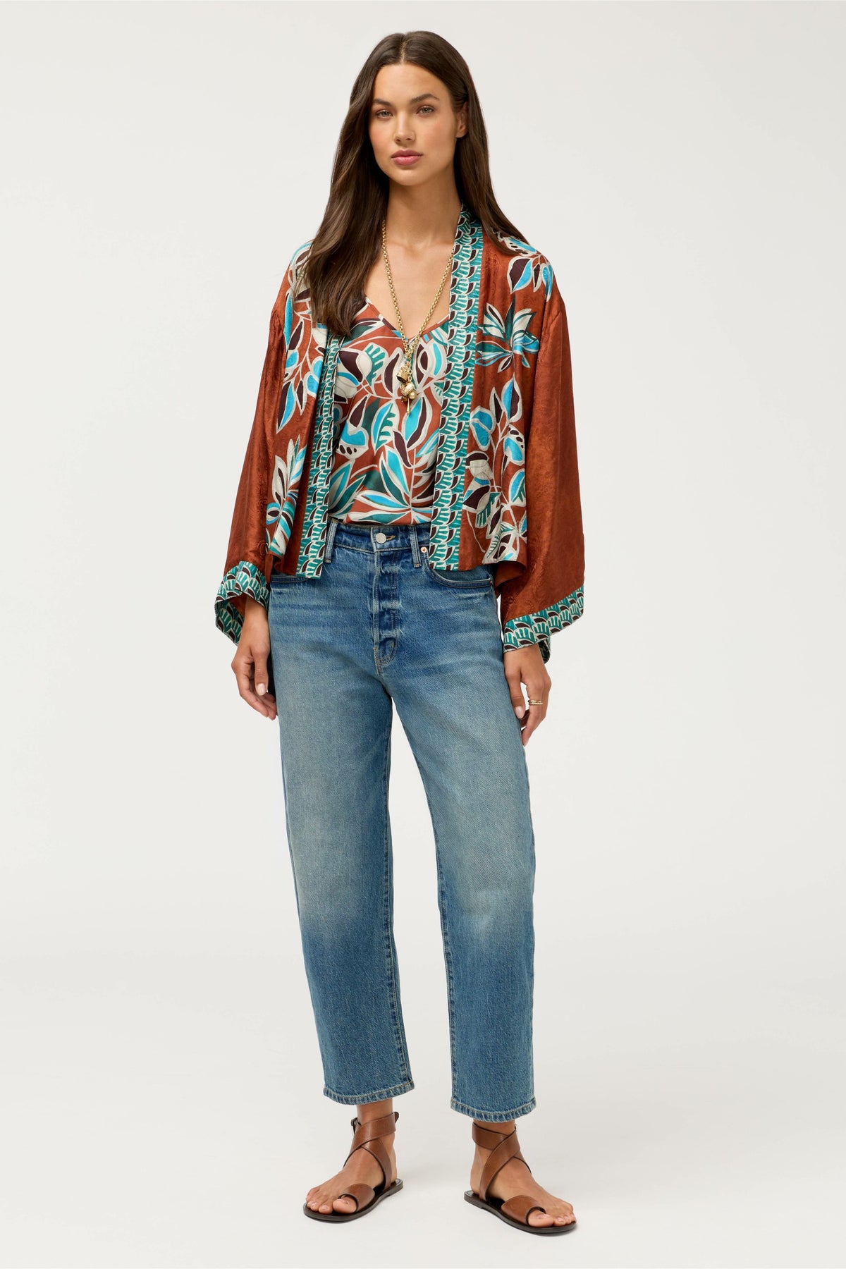 SHAKRI SHORT KIMONO - Johnny Was Best Seller