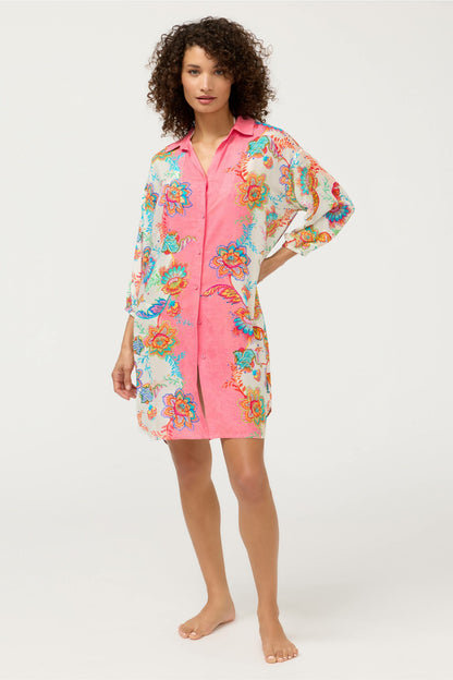 ROISIN BUTTON DOWN SHIRT DRESS - Johnny Was Best Seller