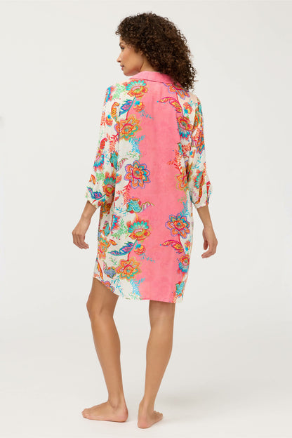 ROISIN BUTTON DOWN SHIRT DRESS - Johnny Was Best Seller