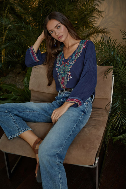 WINKLE BLOUSE - Johnny Was Signature