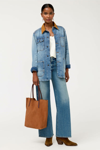 ITALIAN SUEDE CLASSIC TOTE - Johnny Was New