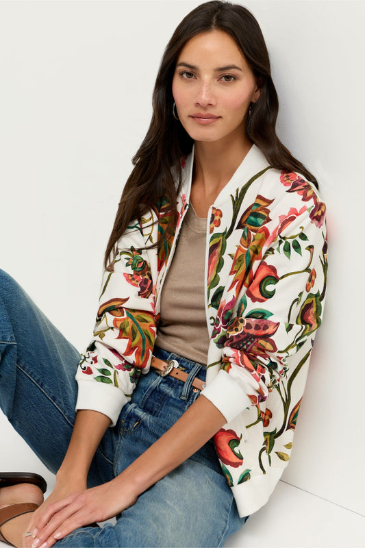 BEE ACTIVE DROP SHOULDER BOMBER JACKET - Johnny Was Best Seller