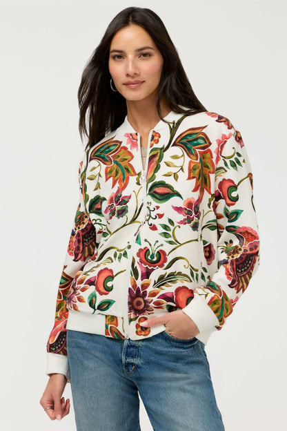 BEE ACTIVE DROP SHOULDER BOMBER JACKET - Johnny Was Best Seller