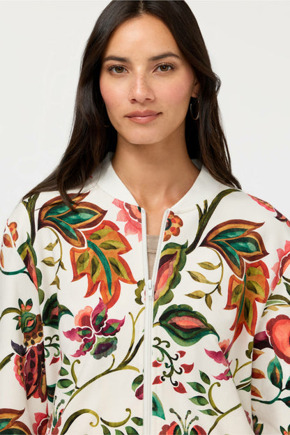 BEE ACTIVE DROP SHOULDER BOMBER JACKET - Johnny Was Best Seller