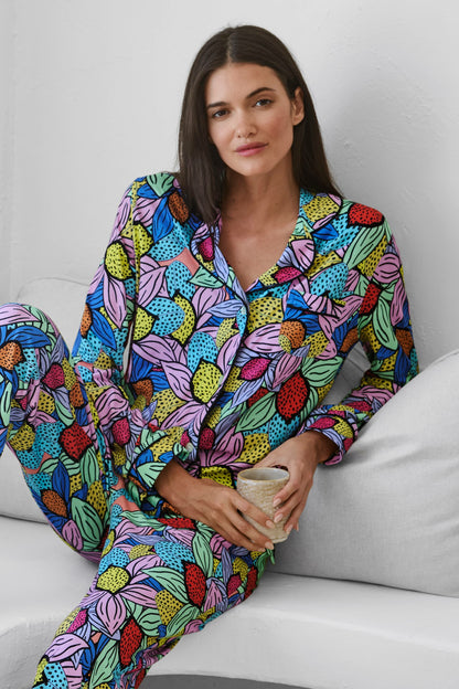 JW X ASHLEY PERCIVAL THE CARLY PJ SET - Johnny Was Signature