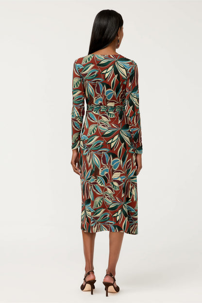 THE JANIE FAVORITE RUCHED SLEEVE WRAP DRESS - Johnny Was Popular