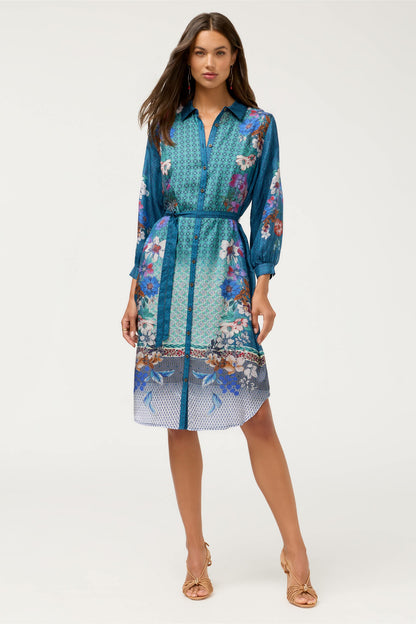 ARANI MIDI SHIRT DRESS - Johnny Was Exclusive