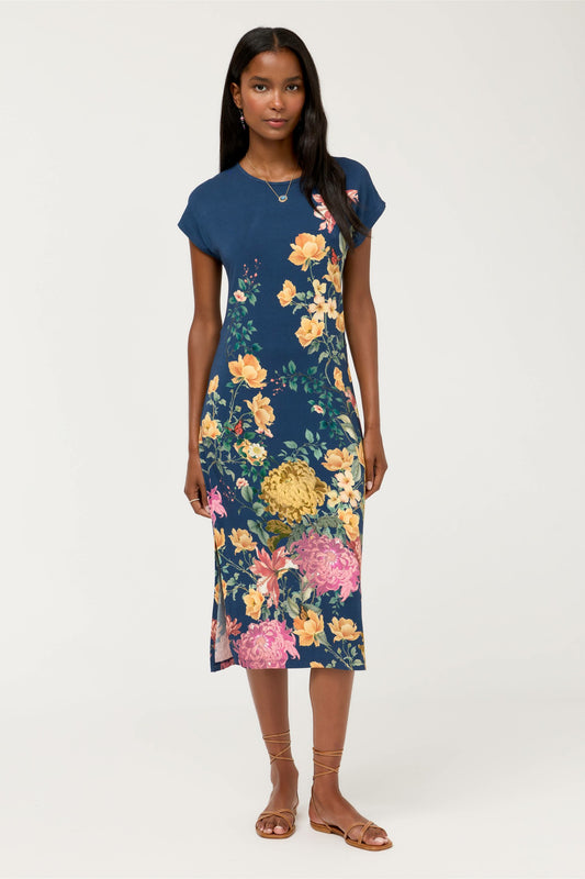 THE JANIE FAVORITE KEYHOLE TEE DRESS - Johnny Was Popular