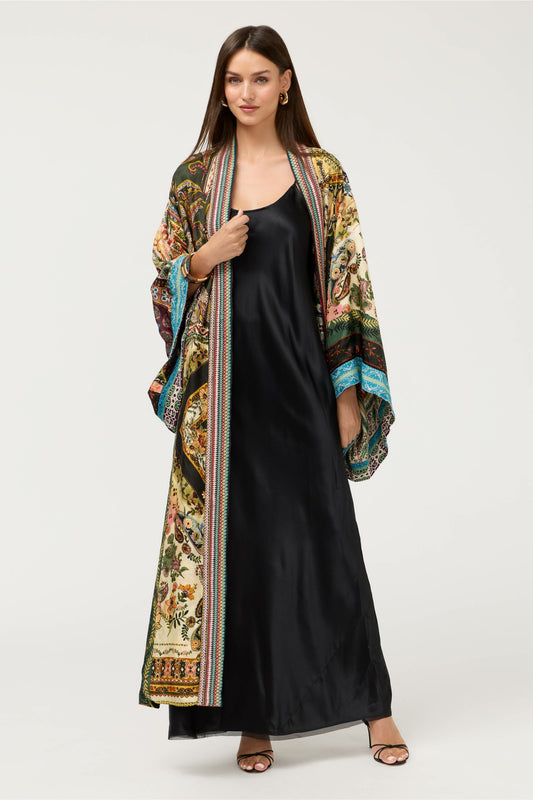 ESSENTIALS SILK SLIP DRESS - Johnny Was Best Seller