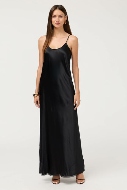 ESSENTIALS SILK SLIP DRESS - Johnny Was Best Seller