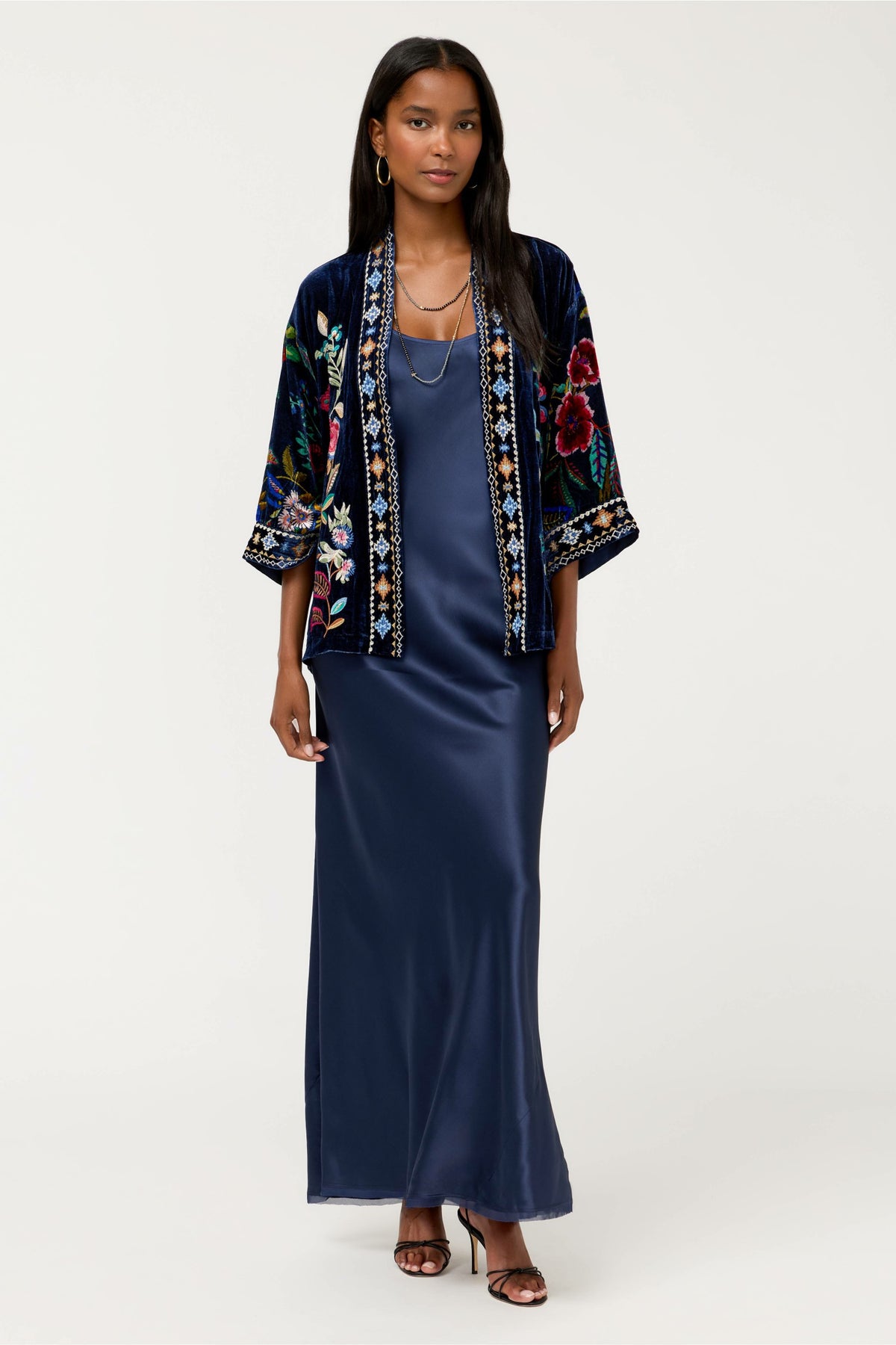 ESSENTIALS SILK SLIP DRESS - Johnny Was Recommended