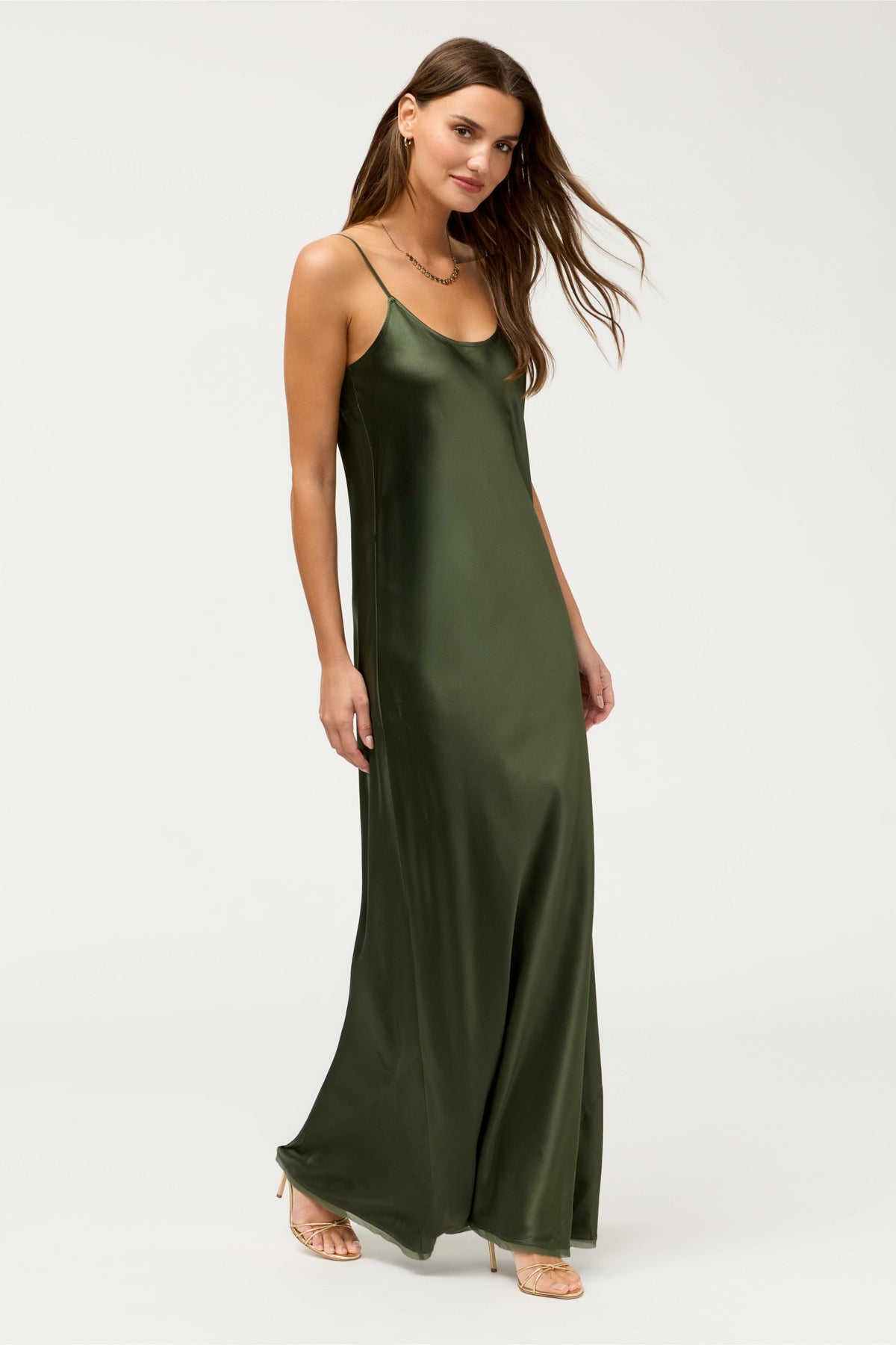 ESSENTIALS SILK SLIP DRESS - Johnny Was Exclusive