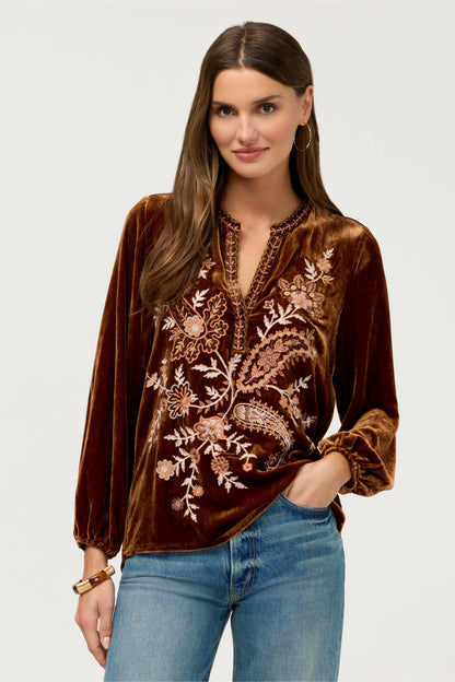 RELAXED SWING BLOUSE - Johnny Was Popular