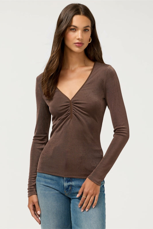 ANNAYAH V-NECK TOP - Johnny Was Trending