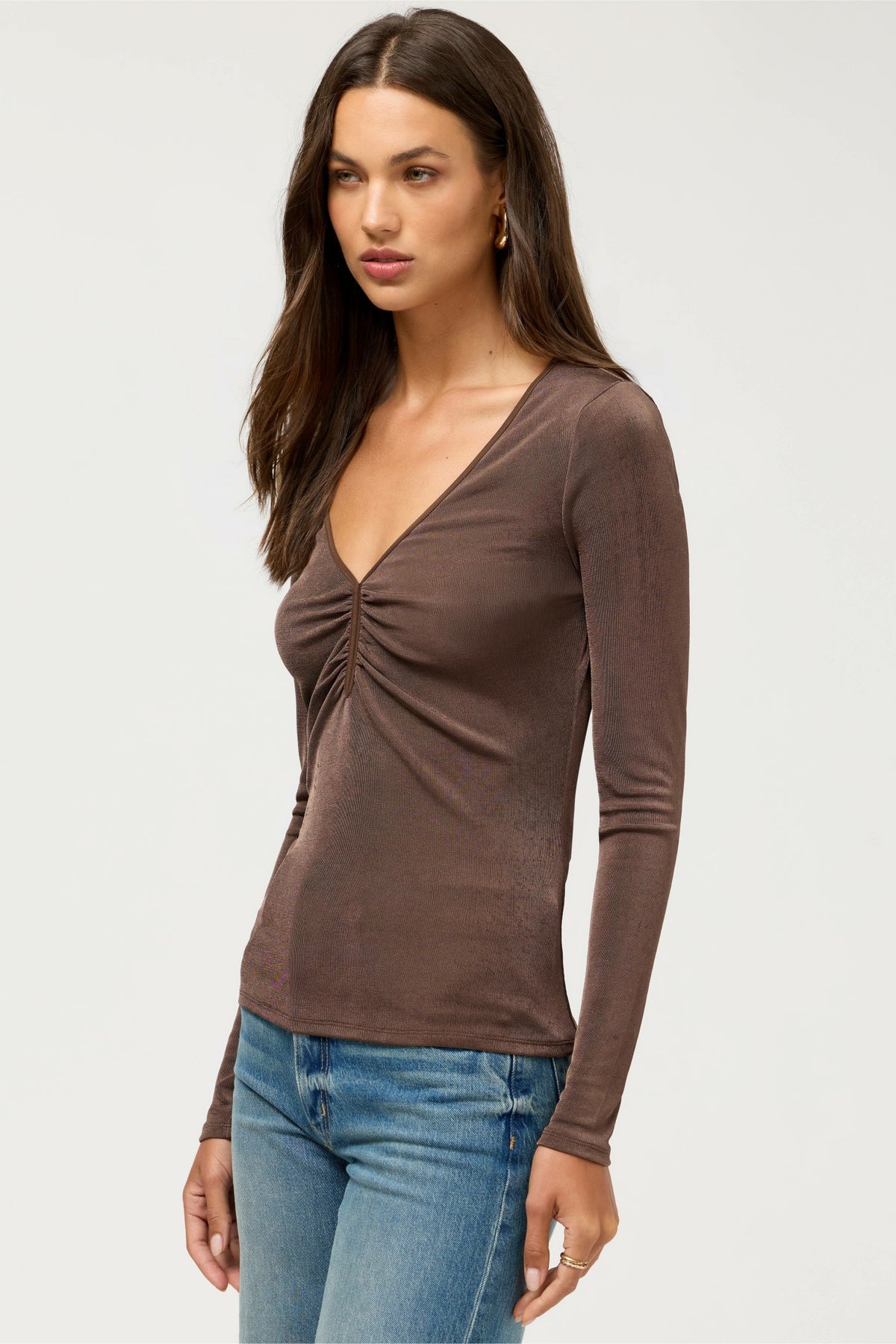 ANNAYAH V-NECK TOP - Johnny Was Trending