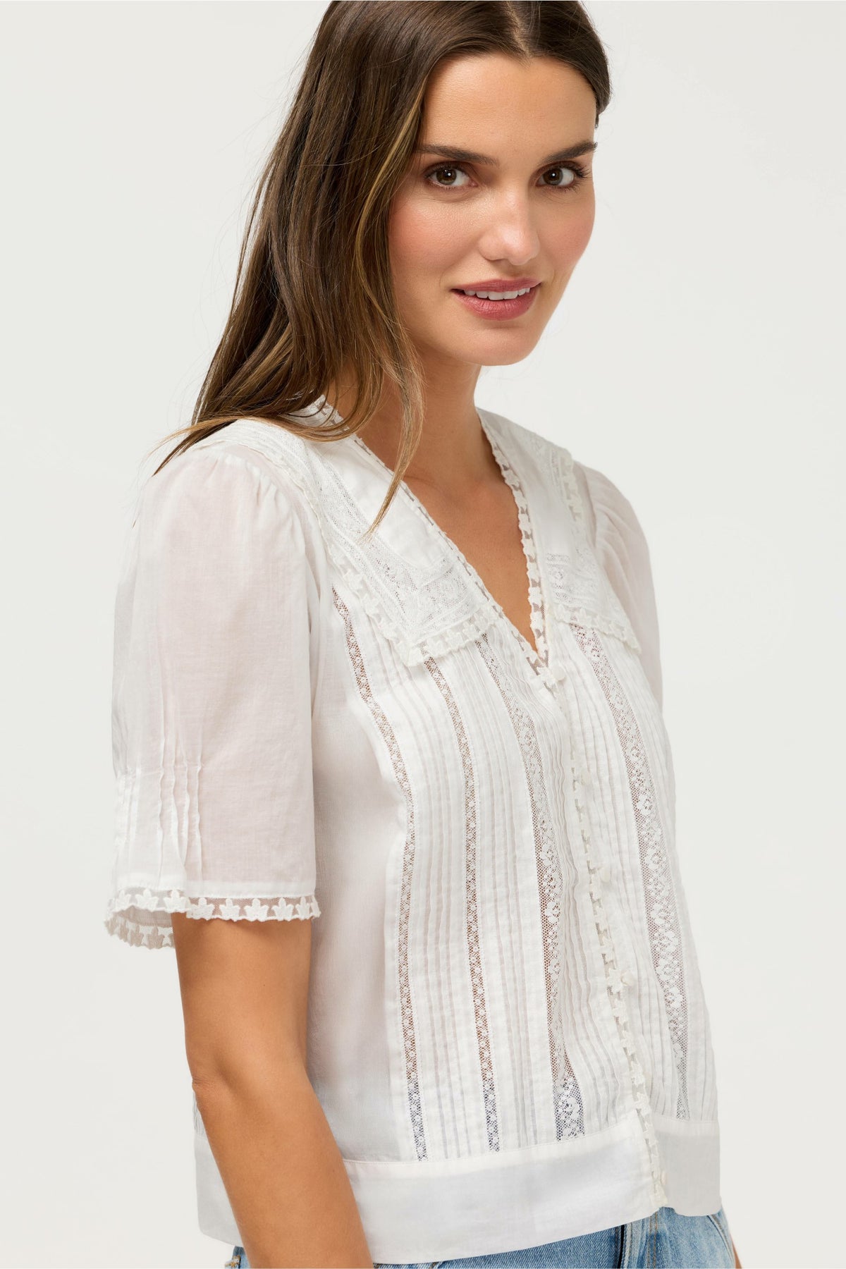KAYTI PINTUCK BLOUSE - Johnny Was Best Seller
