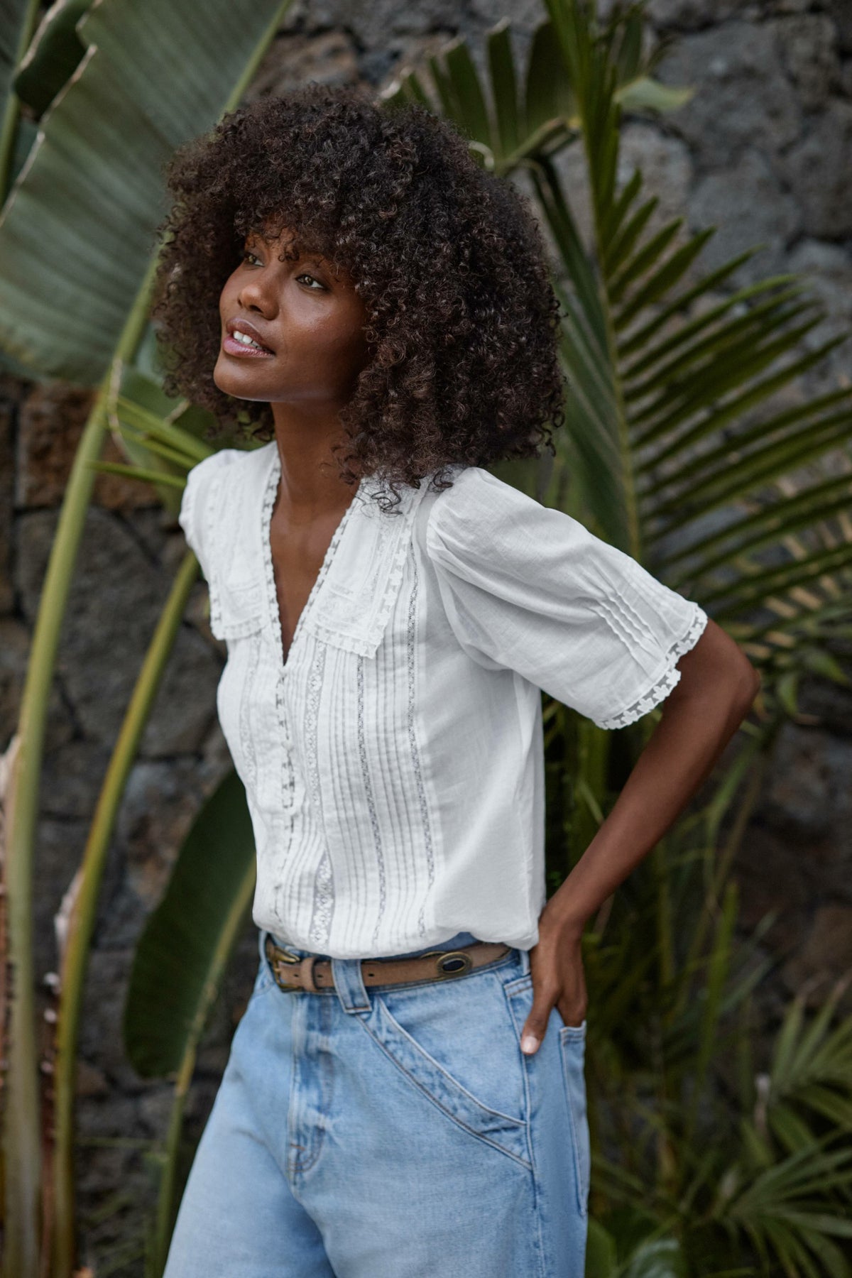 KAYTI PINTUCK BLOUSE - Johnny Was Best Seller