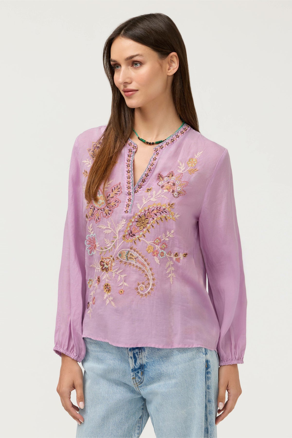 RELAXED SWING BLOUSE - Johnny Was Best Seller