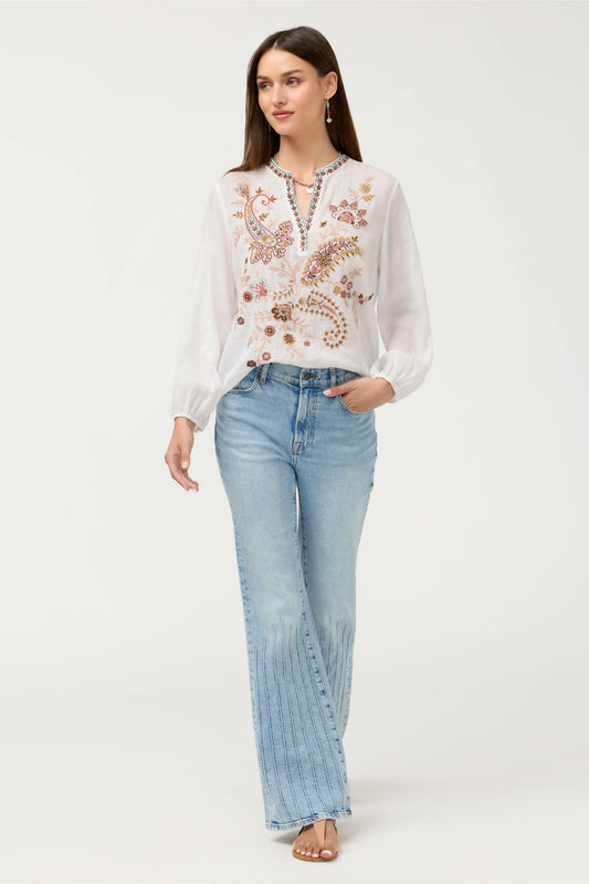 RELAXED SWING BLOUSE - Johnny Was Recommended