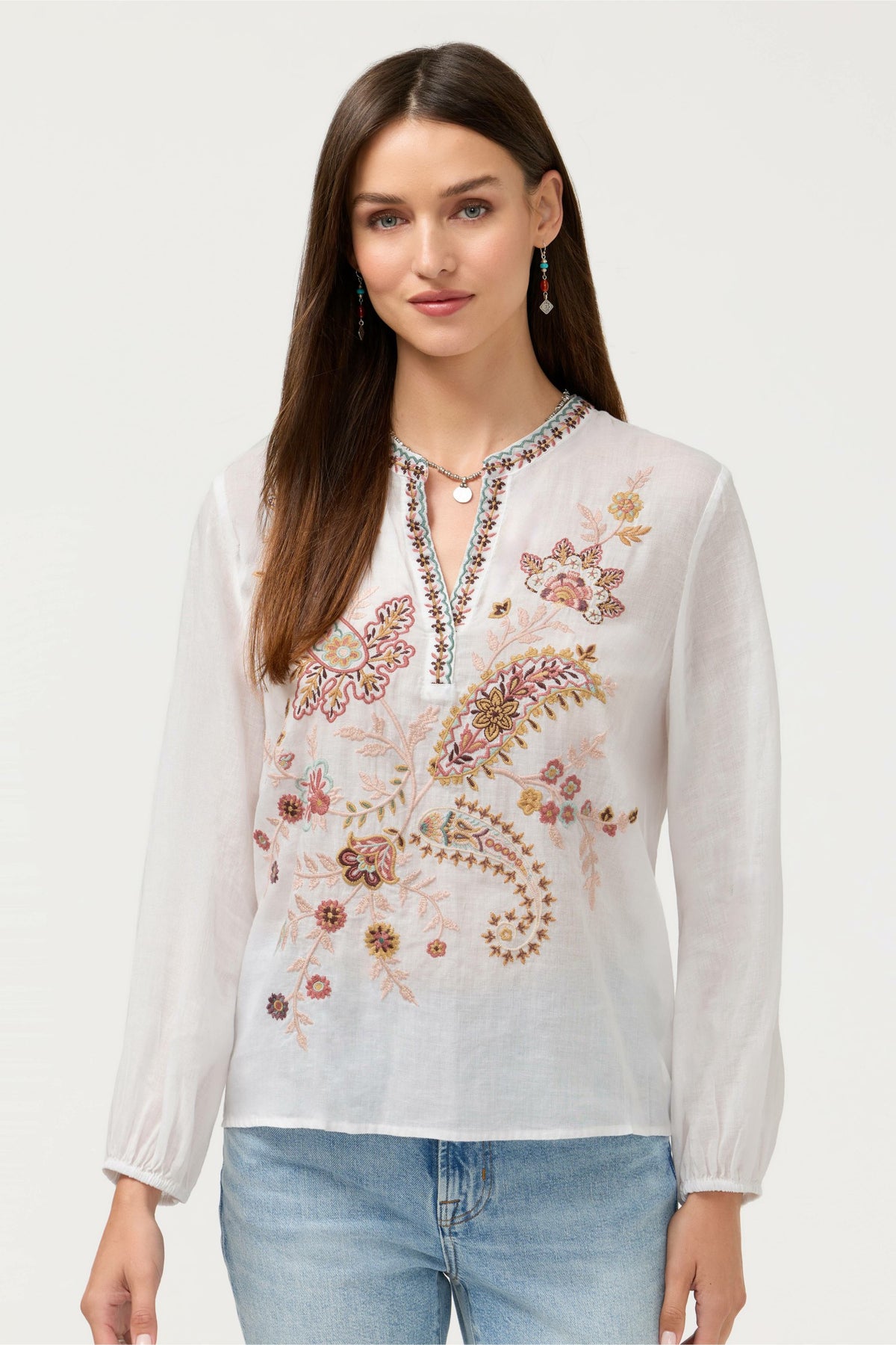RELAXED SWING BLOUSE - Johnny Was Recommended