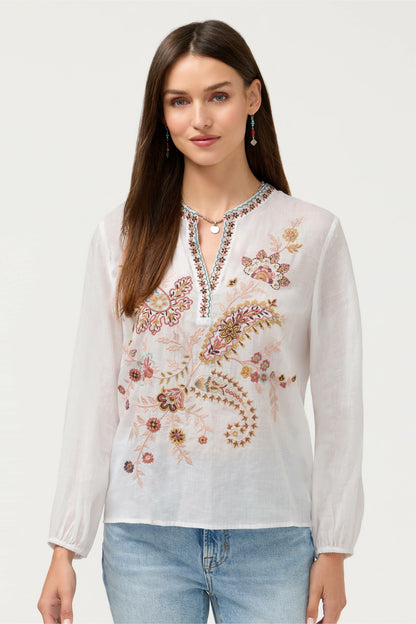 RELAXED SWING BLOUSE - Johnny Was Recommended