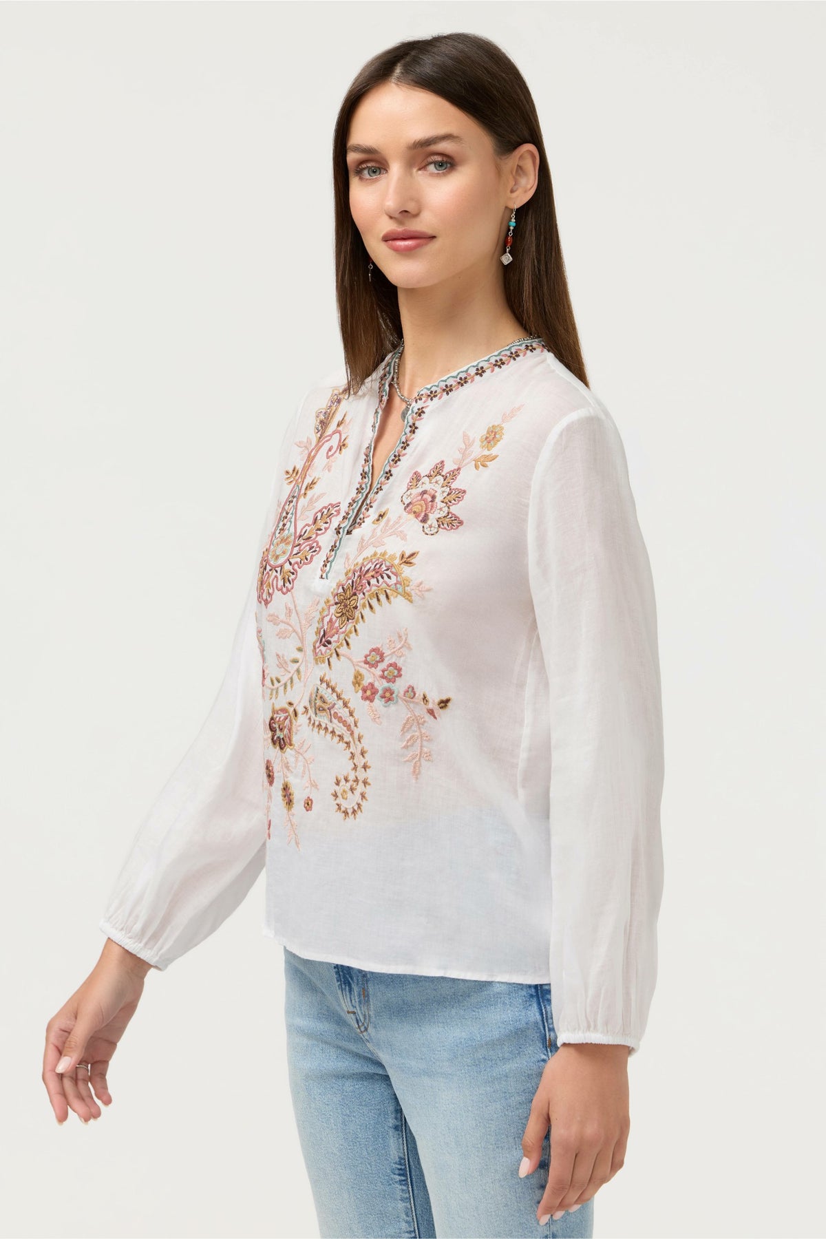 RELAXED SWING BLOUSE - Johnny Was Recommended
