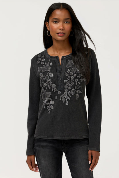 MIXED MEDIA HENLEY THERMAL - Johnny Was Featured