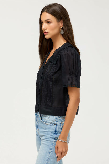 KAYTI PINTUCK BLOUSE - Johnny Was Best Seller