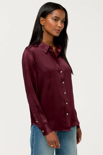 ESSENTIALS SILK SHIRT - Johnny Was Signature