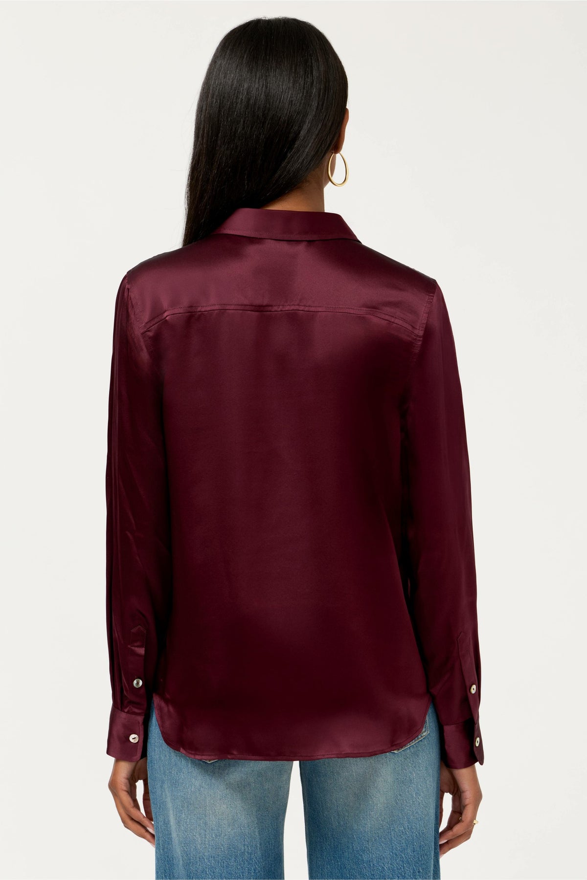 ESSENTIALS SILK SHIRT - Johnny Was Signature