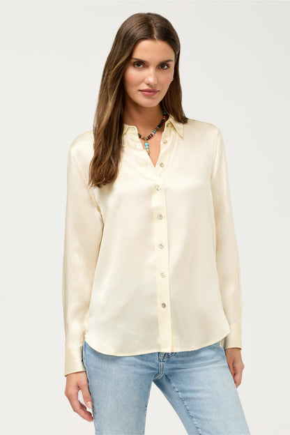 ESSENTIALS SILK SHIRT - Johnny Was Featured