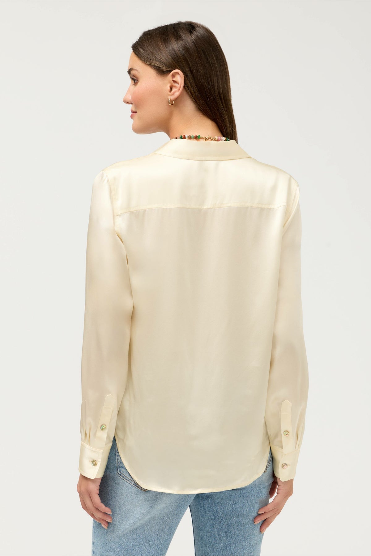 ESSENTIALS SILK SHIRT - Johnny Was Featured