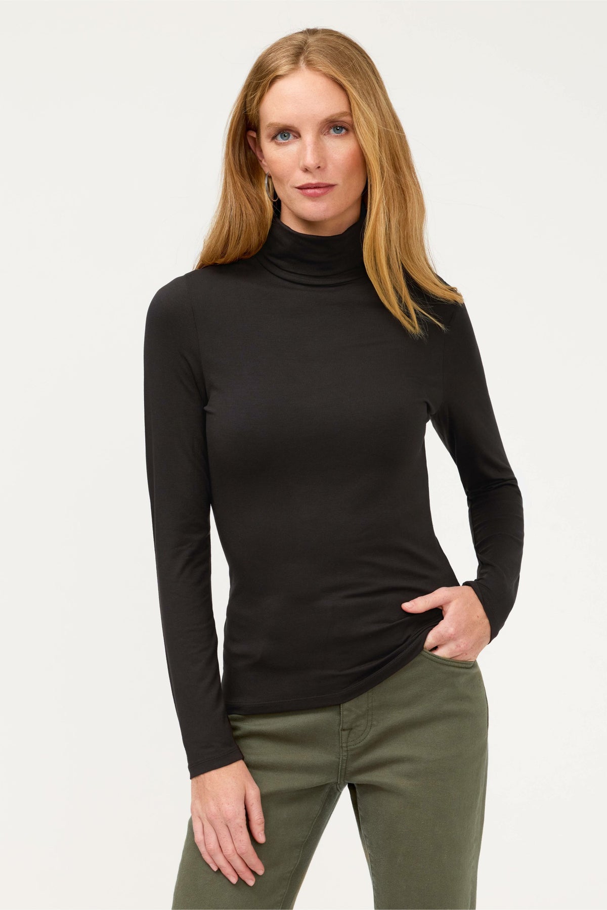 ESSENTIALS SOFT TOUCH LONG SLEEVE TURTLENECK - Johnny Was Trending