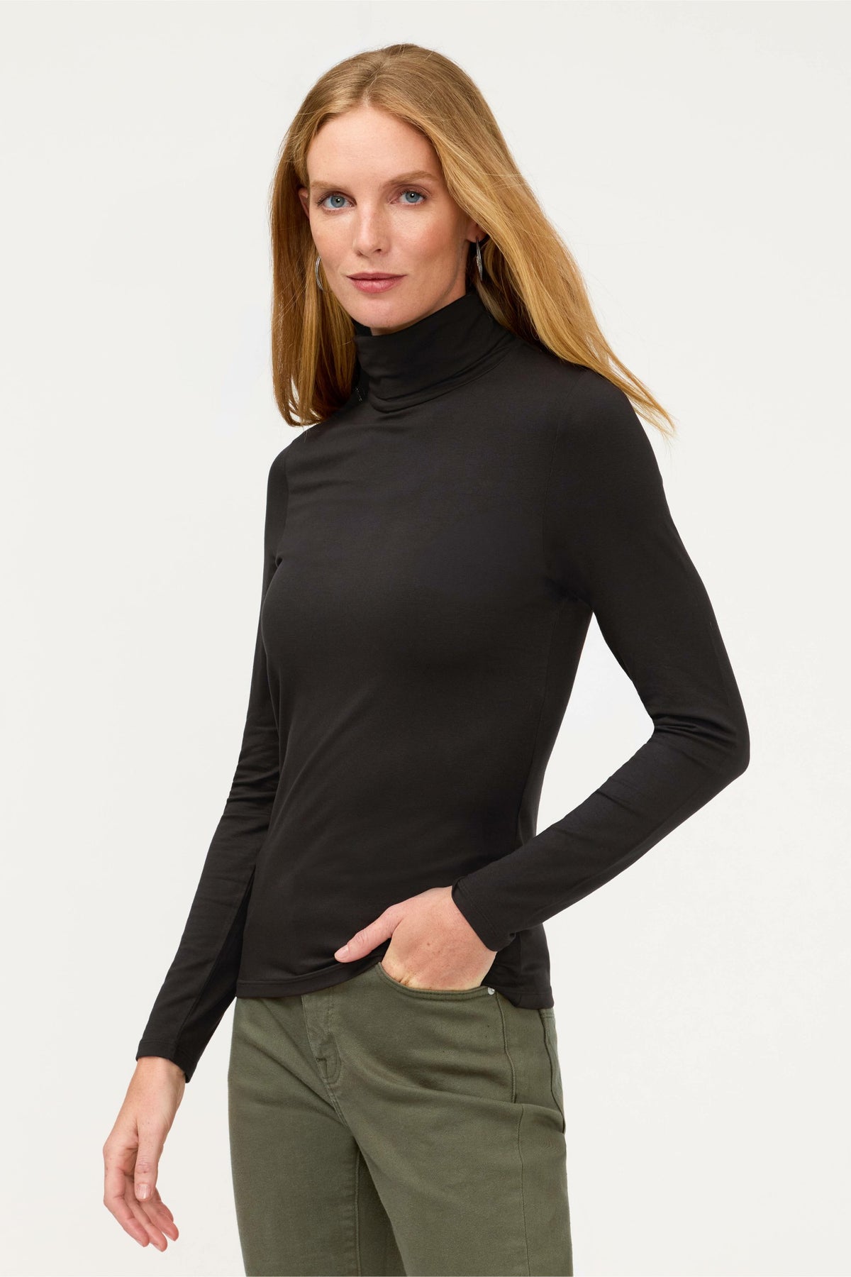 ESSENTIALS SOFT TOUCH LONG SLEEVE TURTLENECK - Johnny Was Trending