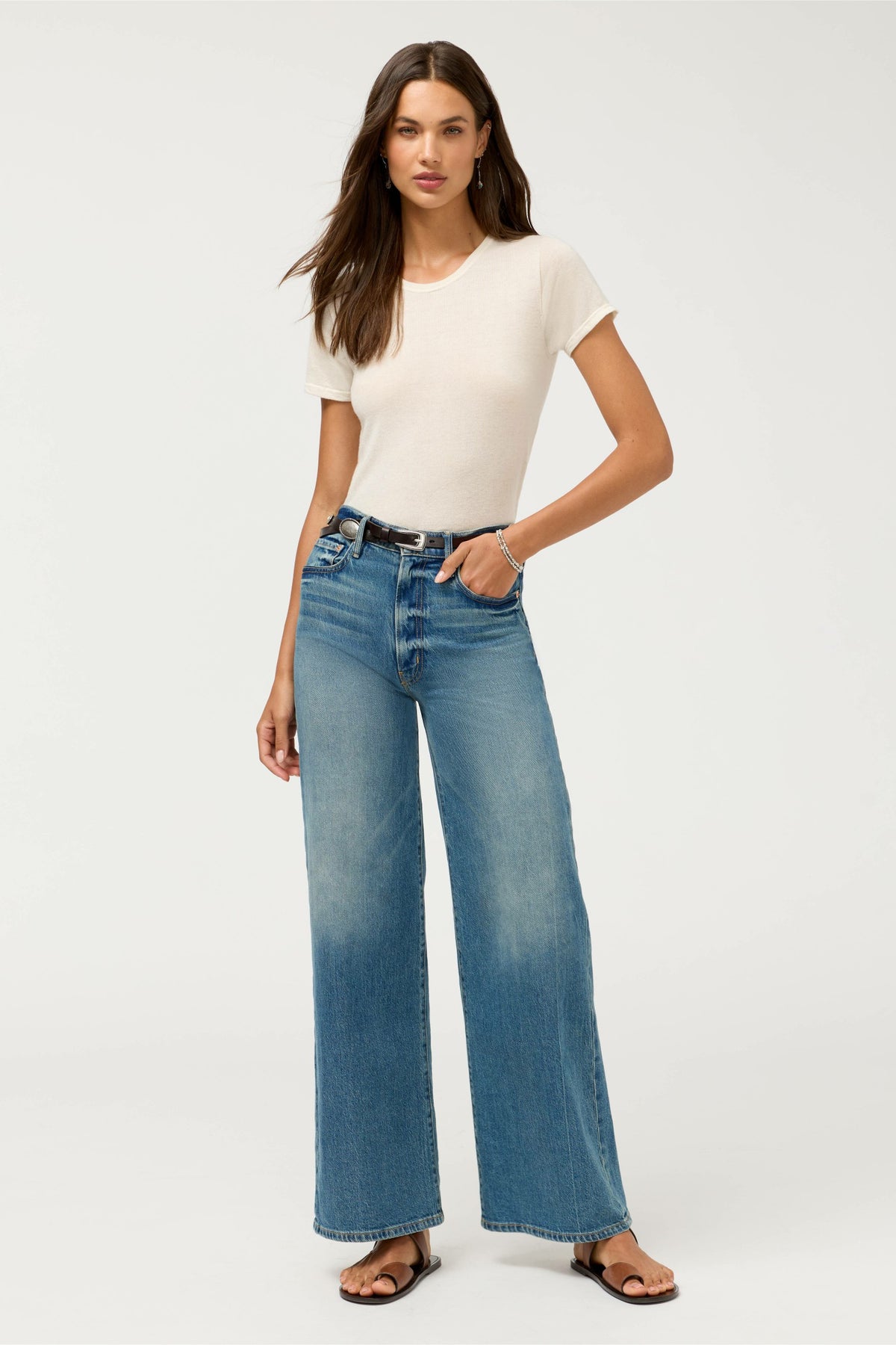 CASHMERE SHORT SLEEVE CREWNECK - Johnny Was New