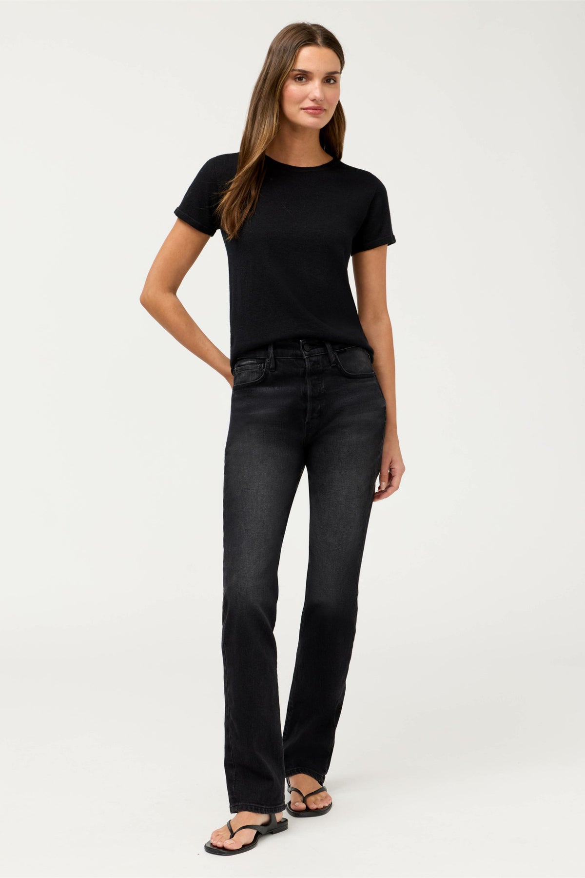 CASHMERE SHORT SLEEVE CREWNECK - Johnny Was Featured