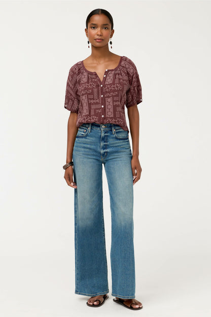 AVAH BUTTON DOWN SHIRT - Johnny Was Recommended