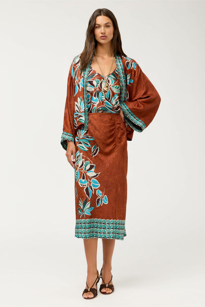 ENDORA MIDI SKIRT - Johnny Was Exclusive